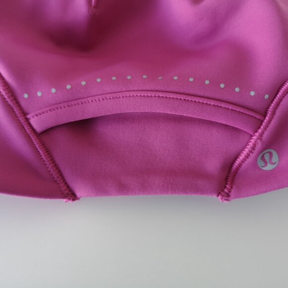 NWT LULULEMON PLYC Pink Brushed Tech Fleece Run For It All Beanie Hat Women's OS - Picture 6 of 10